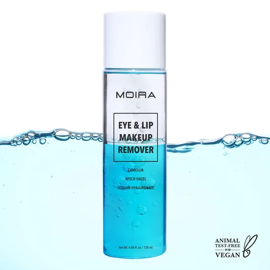 Eye & Lip Makeup Remover. Dual formula.