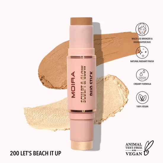 Sculpt & Glow Duo Stick (200, Let's Beach It Up)